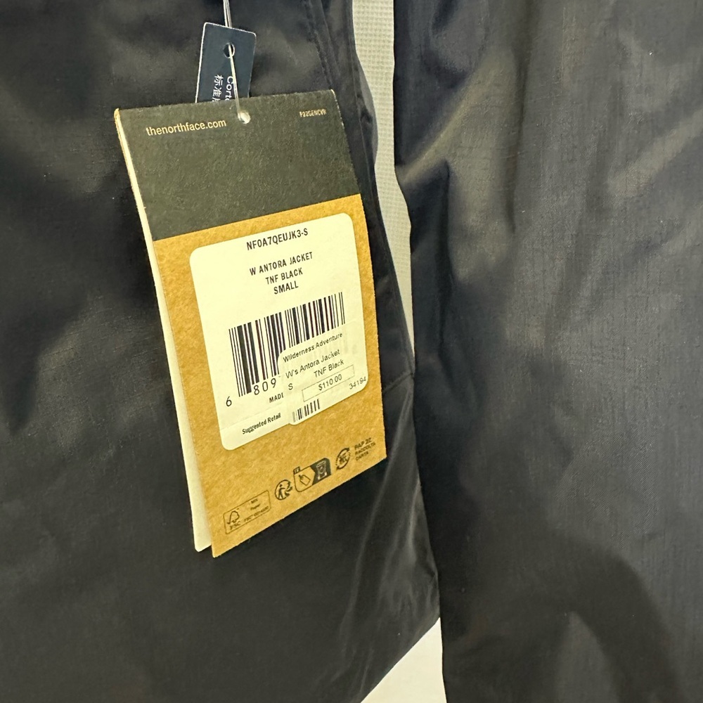 The North Face Women’s Antora Jacket - TNF Black - Size Small - Picture 4 of 14